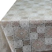 Resim Taner Pvc 137 cm Masa Örtüsü Beyaz 