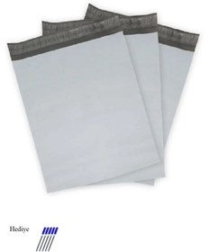 Resim CPU ELEKTRONİK Cepsiz Orta Boy Kargo Poşeti 30x37+5 cm - 300 Adet (40+40=80 Mikron) 