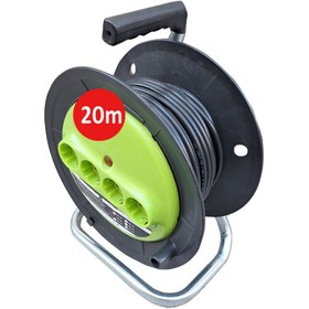 Resim HAS KABLO Has TTR Makaralı Fişli Bakır Enerji Kablosu 3x2,5 20 Metre 