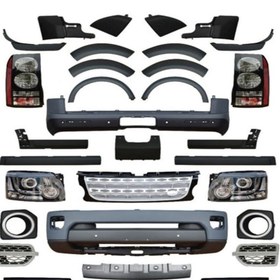Resim Discovery 3 İçin Disovery 4 Dönüşüm Body Kit Facelift 2005-2009 