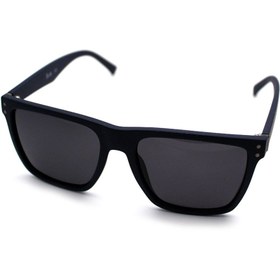 Resim Polo Hill Unisex Lacivert-Siyah Organik (UV) Cam Selüloz Asetat (Selüloid) Kapalı Çerçeve Dikdörtgen Güneş Gö 