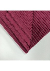 Resim Waffle Pike Bornozluk Kumaş 100% Pamuk W-21 Bordo 