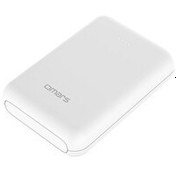 Resim Omars OMPB015 10.000 mAh PD 20W Çift Çıkışlı Type-C - USB-A Beyaz Mini Powerbank Omars