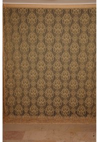 Resim Örümcek Model Beyaz Renk İp Perde Hazır Düğmeleri Dikilmiş İp Perde 300 280 Cm Beyaz 