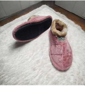 Resim Ucc Yumuşak İç Taban Boğazı Kürklü Ev Ayakkabısı Ve Pandufu PEMBE 
