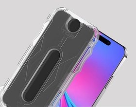 Resim iPhone 15 Pro Max Kolay Uygulama Aparatlı 5D Magic Privacy Glass Hayalet Cam Ekran 