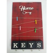 Resim Morza Home Morzahome Ahşap Anahtarlık Mandallı 25 x 40 cm 