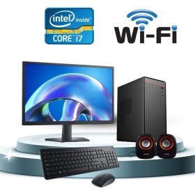 Resim Dagmor BN2015099 H61 Anakart Intel I7 2 4gb Ram 120GB SSD 18.5' Monitör Wifi Kablosuz Set 