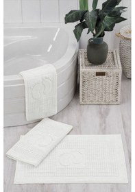 Resim Elart Lina Ayak Havlusu 50x70 Cm Krem Krem 