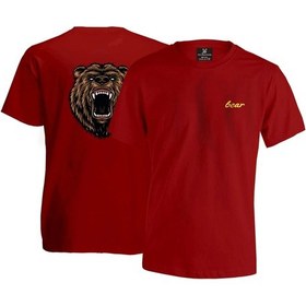 Resim Big Bear Unisex T-shirt - Kırmızı 