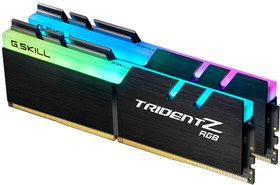 Resim G.Skill 32GB(2x16) Trident Z RGB 3600mhz CL16 DDR4 Ram (F4-3600C16D-32GTZRC) 