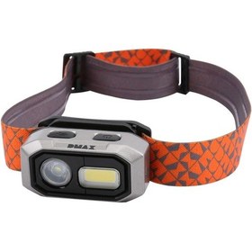 Resim Hlg112 Led Şarjlı Kafa Lambası Çok Fonksiyonlu Ledli Turuncu/siyah Turuncu - Siyah 