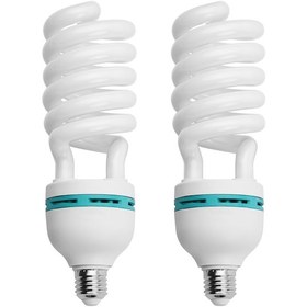 Resim Geeksen Adet Spiral Floresan Ampul 135w 5500k Gün Işığı E27 Soket Enerji Tasarrufu Stüdyo Fotoğraf 