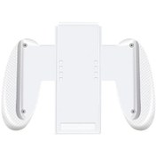 Resim Beyaz-nintendo Anahtarı Oled Denetleyici Kavrama Kolu Taşınabilir Gamepad Joypad Destek Tutucu Anahtarı Joy-con Plastik Saplı Braketi 