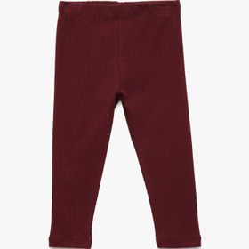Resim Kız Bebek Pamuklu Kaşkorse Beli Lastikli Basic Uzun Tayt 