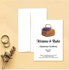 Resim Yarendavetiyeotuz9 100 Adet Beyaz Zarflı Davetiye (486092044)-Değer 1-Değer 2 