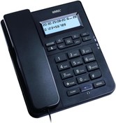 Resim STOREMAX Siyah Tm145 Siyah Kablolu Telefon, Siyah 