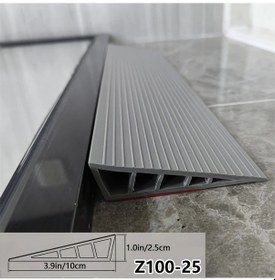 Resim Hightower Çivisiz İç Mekan Eşik Rampası - 2.5cm Yükseklik 40cm Uzunluk, Robot Süpürge Aksesuarı, Yapışkanlı, Kaymaz Pvc 