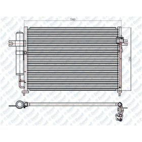 Resim Klima Radyatoru Kondenser Getz 1.1-1.3I-1.3-1.4I-1.6 2002-2009 504607222 