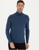 Resim Pierre Cardin Erkek İndigo Melanj Triko Kazak 50276162-vr155 İndigo Melanj 