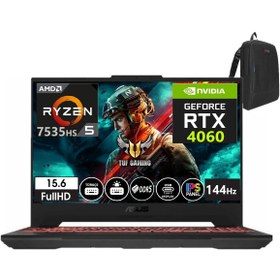 Resim ASUS Tuf Gaming A15 Ryzen 5 7535HS 96GB 4tb SSD 15.6" Fhd 144Hz 8gb RTX4060 