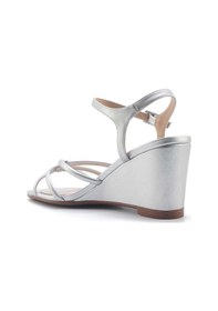 Resim Nine West Jorgıa 5fx Gümüş Kadın Dolgu Topuk Sandalet 000000000101928856 Gümüş 
