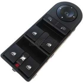 Resim Opel Astra H Zafira B 04 Sonrası Sol Cam Açma Düğmesi Komple 4'lü 