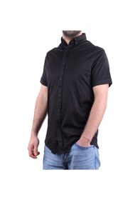 Resim Twister Jeans Twister 1853 Siyah Kısa Kol Günlük Pamuklu Erkek Gömlek Siyah 