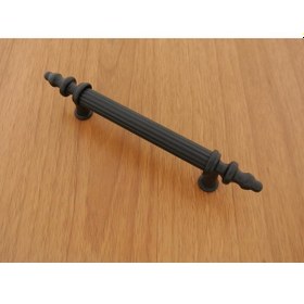 Resim Azimkar Hırdavat Elmas Kulp 5 Adet 96 MM Mat Siyah 