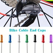 Resim 30 Adet Çok Renkli Bisiklet Fren Kablosu Uç Kapakları, 12mm Alüminyum Bike Cable Tipi, Dayanıklı Pedal ve Vites Kol Aksesuarı İçin Sıkıştırma Başlıkları, bisiklet aksesuarları, vites koruma, şekillendirme bağlantıları, eğlenceli pedel yenilemeleri, kaliteli teller, hafif malzeme, dişli değiştirici ucu, sporcular için 