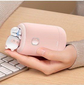 Resim Benks NS03 Dijital Ekran El Isıtıcı Özellikli Aroma Kokulu Powerbank 15W 10000mAh BENKS-TA84714 Pembe 