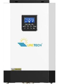 Resim Uretech 3KVA 3KW 3500VA 3500 Watt Tam Sinüs Mppt 110A Akıllı İnverter 24Vdc-220Vac Bataryasız Çalışabilme Özellikli 