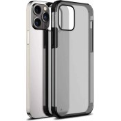 Resim Apple Iphone 13 Pro Kılıf Frosted Frame Siyah Microsonic