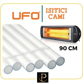 Resim Çetinler 90 Cm Infrared Ufo Isıtıcı 23mm Elektrikli Soba Camı 