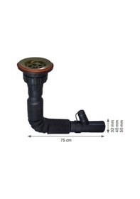 Resim Rekorlu Eko Lüx Körüklü Lavabo Sifonu 