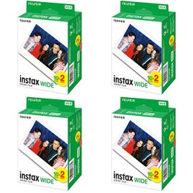 Resim Fujifilm Instax Wide 4'lü Set 80 Poz 20'li Film 