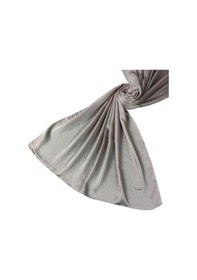 Resim Mim Eşarp Enba Jan Jan Düz Renk Abiye Şal 75x190 Cm Açık Gül Kurusu 