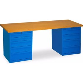 Resim Star Çelik Atölye Çalışma Tezgahı-9 çekmeceli-2130 mm 