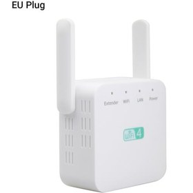 Resim Moveevo Beyaz 300mbps Wifi Sinyal Güçlendirici, Çift Dış Antenli, Geniş Uyumlu, Ev İçi/dışı Kapsama, Hd Akış Ve Oyun İçin, Avrupa Şarjı Wd-r611u 