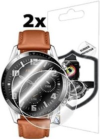 Resim Ecr Mobile Huawei Watch GT2 46MM Gerçek Kırılmayan Nano Ekran Koruyucu (2 Adet) 