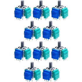 Resim Pop Konsol 10 Adet Xbox One Hall Effect Analog Motor Xbox Kol Joystick Tamiri Xbox One Yedek Parça 
