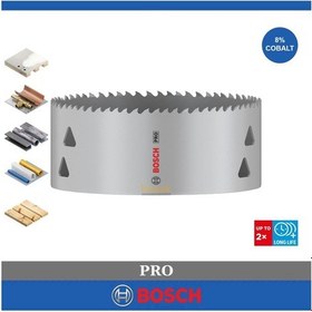Resim Bosch Pro 121 Mm Multi Vidalı Bi-metal Panç 2608901539 