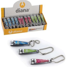 Resim Diana 1002 Küçük Renkli 24' Lü Tırnak Makası - Lisinya 