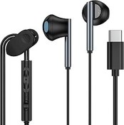 Resim USB C Samsung Kulaklıklar Kablolu Kulaklıklar Samsung Galaxy S25 Ultra S24 FE S23 Artı A16 5G A36 A56 A26 A06 A15 A54 S22 S21, iPhone 16e/16 Artı/16 Pro Max/15, Android USB C Kulaklık Kablolu Pixel 9 