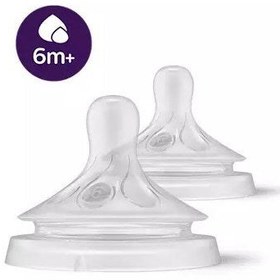Resim Avent Natural Response 2'li Biberon Emziği 6 No+6 Ay STD - STD / STD 