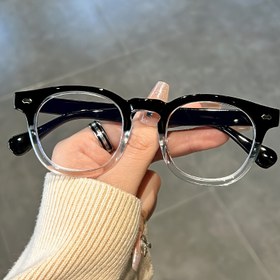 Resim Erkekler ve Kadınlar için Retro Metal Studs, Dayanıklı Plastik, Güç Gerektirmez, PC, Laptop, Akıllı Telefonlar ve Tabletler için Şeffaf Gözlük, Akıllı Gözlükler, Gözlükler, Retro Stil, Metal Studs Tasarımı 