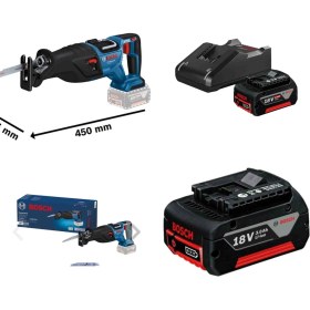 Resim Bosch Gsa 185 Tilki Kuyruğu (1x4.0 Ah +1x3.0 Ah Akü) 