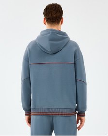 Resim Skechers M Hoodie Sweatshirt Erkek Gri Sweatshirt S2520227-3998 Gri 