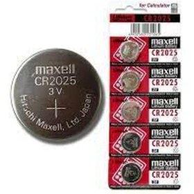 Resim Maxell Cr2025 3V Lityum Kartela Pil 5'Li Paket 