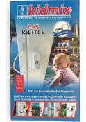 Resim Kidmix Pecere Pimapen Kilidi Halatlı Anahtarlı Emniyet Bebek Güvenlik Çelik Kapı Seti 2 Yıl Sac 